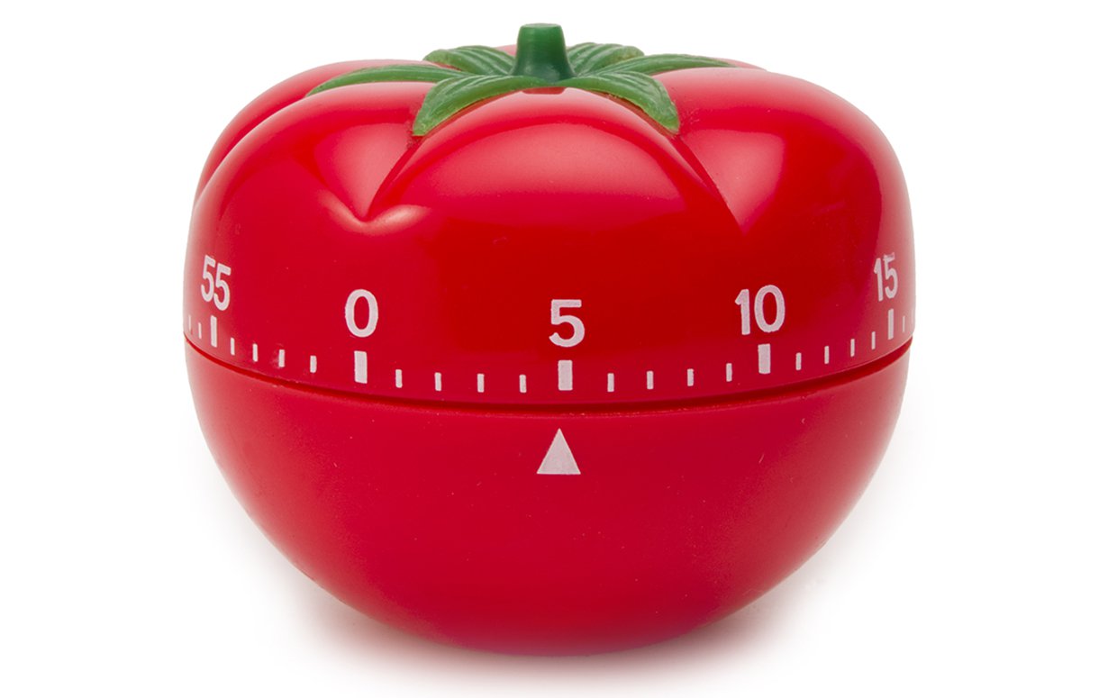 pomodoro method timer tomatoe